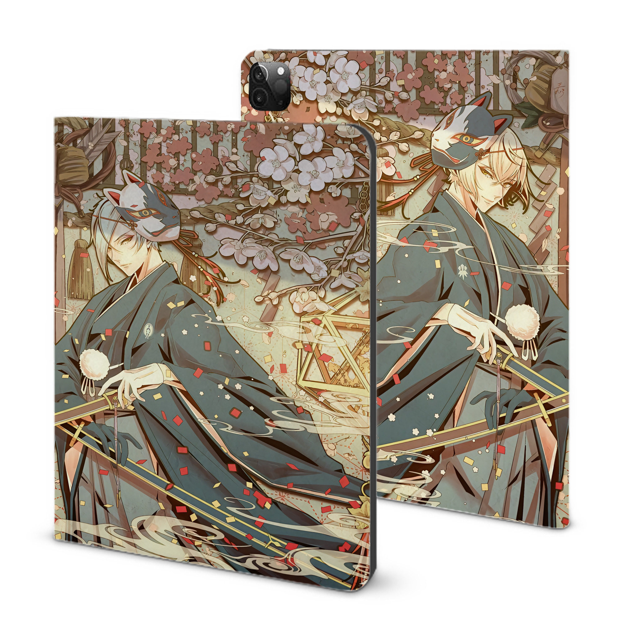 （画像用） 刀剣乱舞 Touken Ranbu IPadケース ペンホルダー付き ブックスタイルデザイン